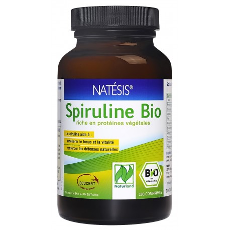 Spiruline bio compr 500 mg 180 comp