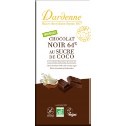 Chocolat noir 100% vegetal coco 100 gr