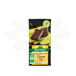 Chocolat citron vert 85 gr