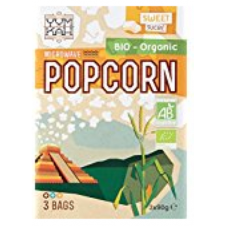 Popcorn sucre 3x90gr vegan 