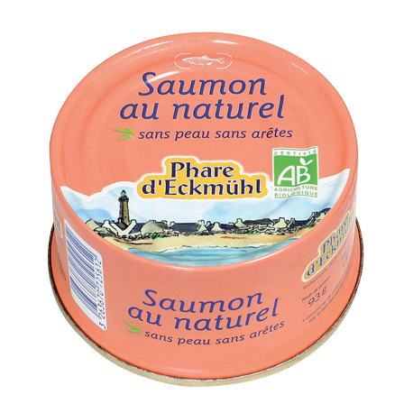 Saumon bio au naturel 93 gr