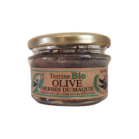 Terrine olives herbes du maquis 110 gr