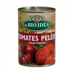 Tomates pelees boite metal 400g