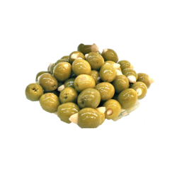 Vrac- olives verte a l'ail 3kg8