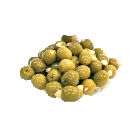 Vrac- olives verte a l'ail 3kg8