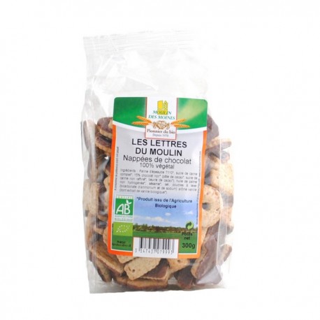 Lettres mon moulin nappes choco 300g