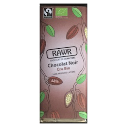 Chocolat cru noir 68% rawr