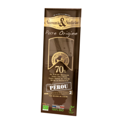 Chocolat noir 70% cacao tanzanie 100 gr