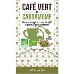 Cafe vert cardamone 2 sac.60g
