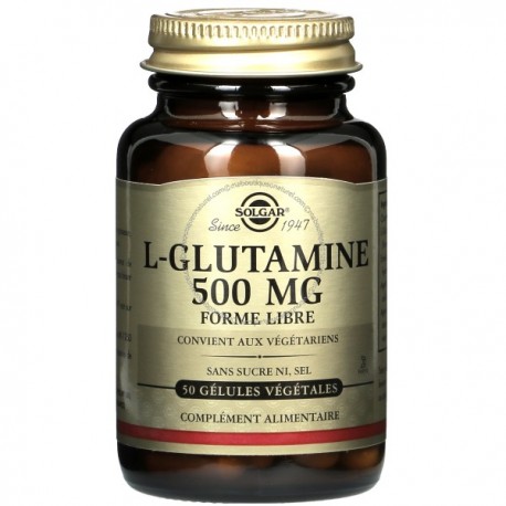 L-glutamine 500 mg 50 caps