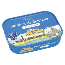Sardines au naturel 135 gr