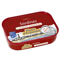 Sardines au piment d'espelette 135g