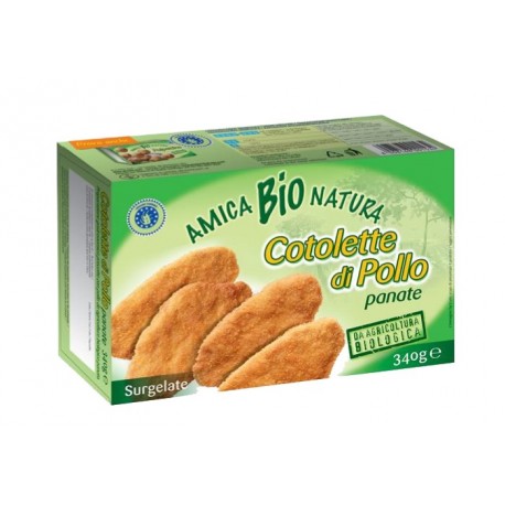 Escalopes de poulet panes 3400g